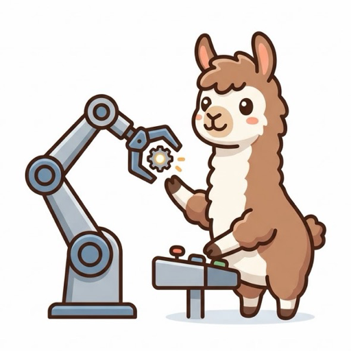 RLE-Bench: a llama operating a robot arm
